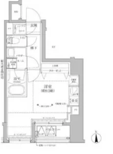 RELUXIA上野EAST【5階】の間取り