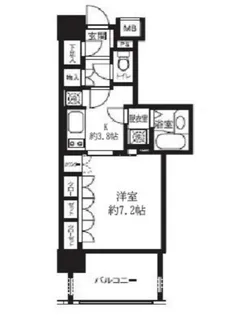 ライオンズシティ白金高輪【6階】の間取り