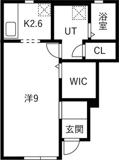Bel Posto III【1階】の間取り