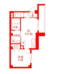 アンブル横濱【1階】の間取り