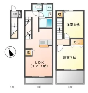 ドリーム・21【2階】の間取り