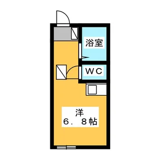 G・Aヒルズ新羽【1階】の間取り