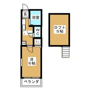 エクセレント【2階】の間取り