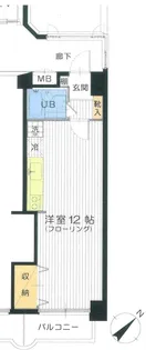 アドヴァンス・モリ【5階】の間取り