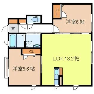 サンフォーレVII【1階】の間取り