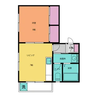 雅ハイツ【2階】の間取り