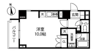六本木セブン【3階】の間取り