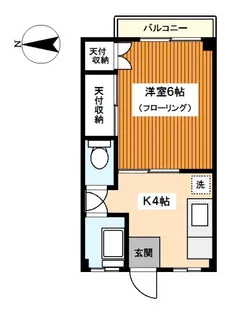 清水マンション【3階】の間取り