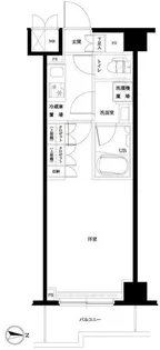 ルーブル武蔵新城六番館【3階】の間取り