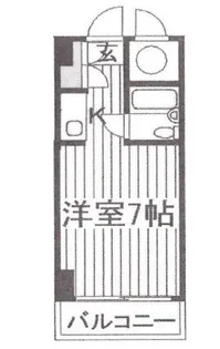 日商岩井日本橋浜町マンション【3階】の間取り