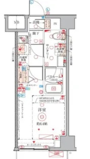 クレヴィスタ武蔵中原【2階】の間取り