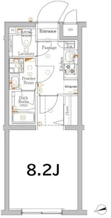XEBEC経堂【1階】の間取り