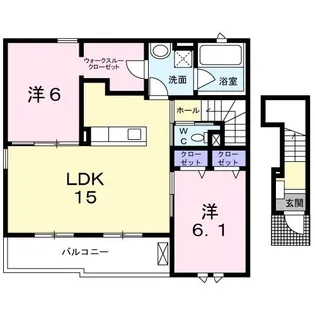 Espace de Hygge【2階】の間取り