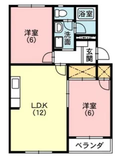ラフィーネK【1階】の間取り