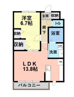 かのん【2階】の間取り