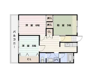 グランブルーアクア【4階】の間取り