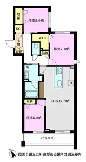 プレジネス【1階】の間取り
