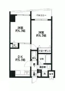 HF東日本橋レジデンス【5階】の間取り