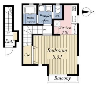 ボヌール・A【2階】の間取り