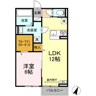 トリシアY【2階】の間取り