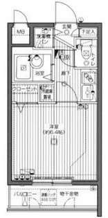 ガラ・ステージ麻布十番【5階】の間取り