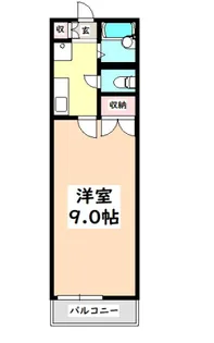ハイツスギウラ【2階】の間取り