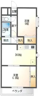 カーサ中屋【1階】の間取り