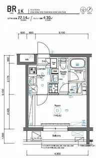 SYNEX HIGASHI KANAGAWA【4階】の間取り