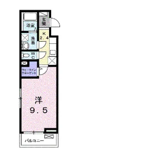 プラシード【1階】の間取り