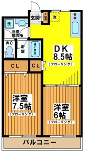 ドミールウメダ【2階】の間取り