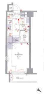 ヴォーガコルテ馬込アジールコート【2階】の間取り