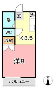 マイ・ディアライフ浜【2階】の間取り