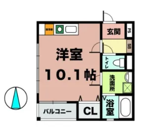 アベール・クガ【3階】の間取り