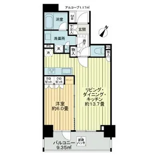 リステージ赤羽台ヒルトップテラス【3階】の間取り