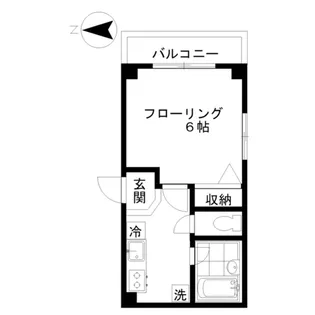 バーンフリート横浜参番館【2階】の間取り