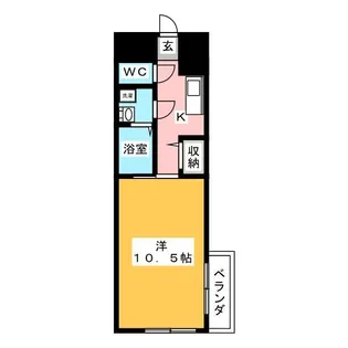 TRYM湘南台【1階】の間取り