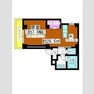 アルファコート戸田公園I【5階】の間取り