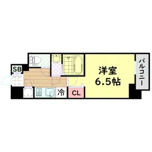 ファーストフィオーレ難波南パークサイド【3階】の間取り