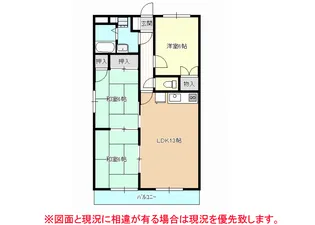 ラ・リバージュ【1階】の間取り