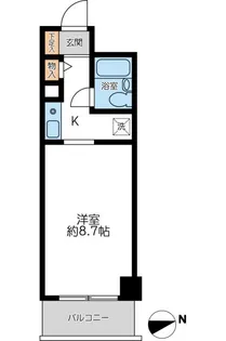 CASSIA南浦和【8階】の間取り