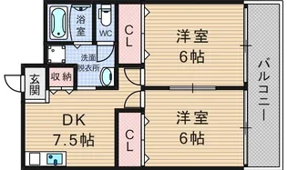 シティライフ有萬【8階】の間取り