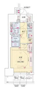 プレリス花の木オルディア【2階】の間取り