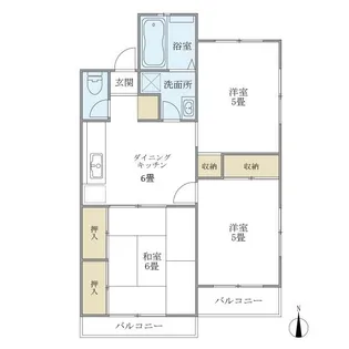 ドミール久我山【2階】の間取り