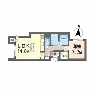 アミコート【1階】の間取り