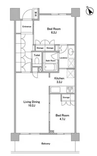 パークグレイス駒込【7階】の間取り