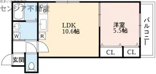 フジパレス深江橋I番館【3階】の間取り