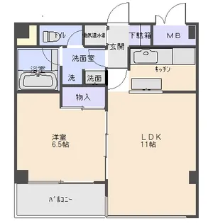 TBC麻布【8階】の間取り