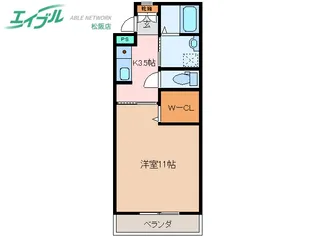 Prima・Vita【3階】の間取り