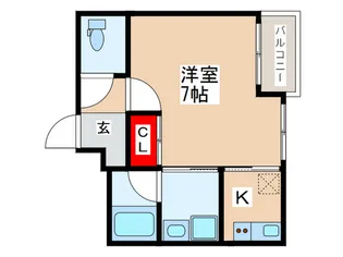 パルゼ立川錦町【3階】の間取り