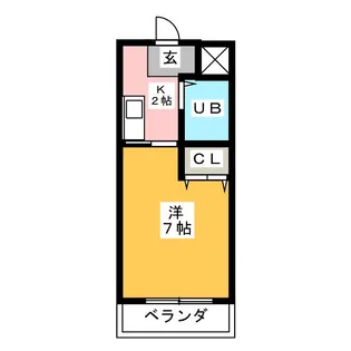 エンゼル【2階】の間取り
